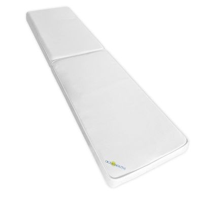 Boat Bench/Seat Cushions PVC White (Length 51" x Width 14.5") cushion cover sponge bench patio chair seat high pad porch swing kitchen cushions boat seats accessories furniture garden upholstery