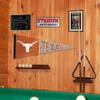 College Flags & Banners Co. Texas Longhorns Retro Throwback Vintage Pennant Flag and Wall Tack Mount Pads view 4