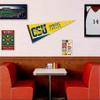 College Flags & Banners Co. Coppin State Eagles Pennant Flag and Wall Tack Mount Pads view 3