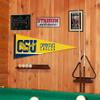 College Flags & Banners Co. Coppin State Eagles Pennant Flag and Wall Tack Mount Pads view 4