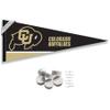 College Flags & Banners Co. Colorado Buffaloes Pennant Flag and Wall Tack Mount Pads view 1
