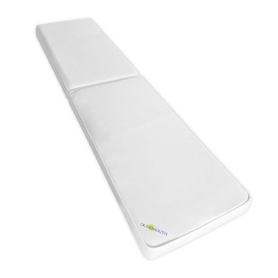 Boat Bench/Seat Cushions PVC White (Length 47" x Width 11.8") cushion cover sponge bench patio chair seat high pad porch swing kitchen cushions boat seats accessories furniture garden upholstery