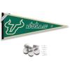 College Flags & Banners Co. South Florida Bulls Pennant Flag and Wall Tack Mount Pads view 1