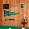College Flags & Banners Co. South Florida Bulls Pennant Flag and Wall Tack Mount Pads view 4