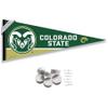 College Flags & Banners Co. Colorado State Rams Pennant Flag and Wall Tack Mount Pads view 1