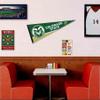 College Flags & Banners Co. Colorado State Rams Pennant Flag and Wall Tack Mount Pads view 3