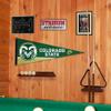 College Flags & Banners Co. Colorado State Rams Pennant Flag and Wall Tack Mount Pads view 4