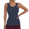 Wulibike Sleeveless Cycling Jersey Women Running Shirts Vest bike top Summer Biking tank With Pockets Grey-blue XL view 2