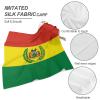 Bolivia Flag Vintage Silk-Like Square Scarf Soft Bandanas Print Face Mask Headwear Handkerchiefs 18"x18" view 4