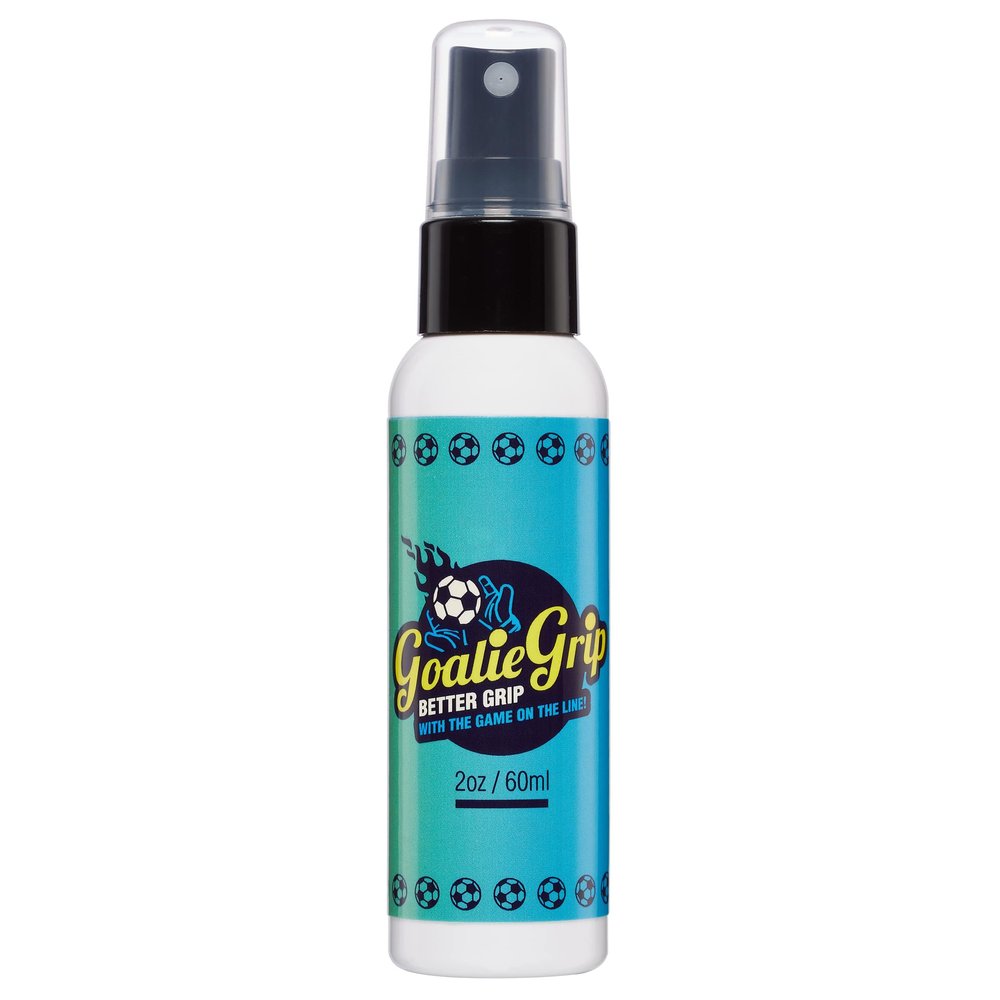 Goalie Grip Spray - Extra Grip for Soccer Goalie Gloves - Grip Spray for Goalkeeper Gloves - Soccer Gloves Grip Reinforcement - Better Grip for Soccer Goalie Gloves Youth - Soccer Accessories 2 oz
