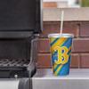 NCAA Rico Industries California-Los Angeles Bruins 16oz Clear Tumbler W/Straw view 2