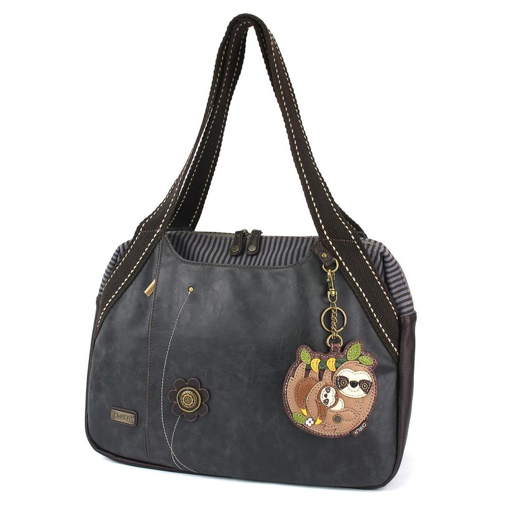 CHALA Bowling Bag - Sloth Family - Black