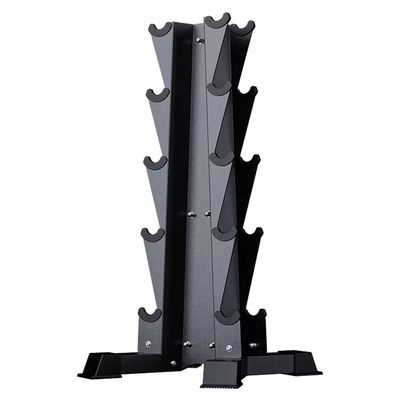 5 Tier Dumbbell Rack Weight Rack for Dumbbells Dumbbell Storage Rack for Home Gym Space Saver (Color : Black, Size : 97 * 48cm)