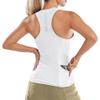 Wulibike Sleeveless Cycling Jersey Women Running Shirts Women Quick Dry Athletic Tank Top With Pockets Beige M view 1