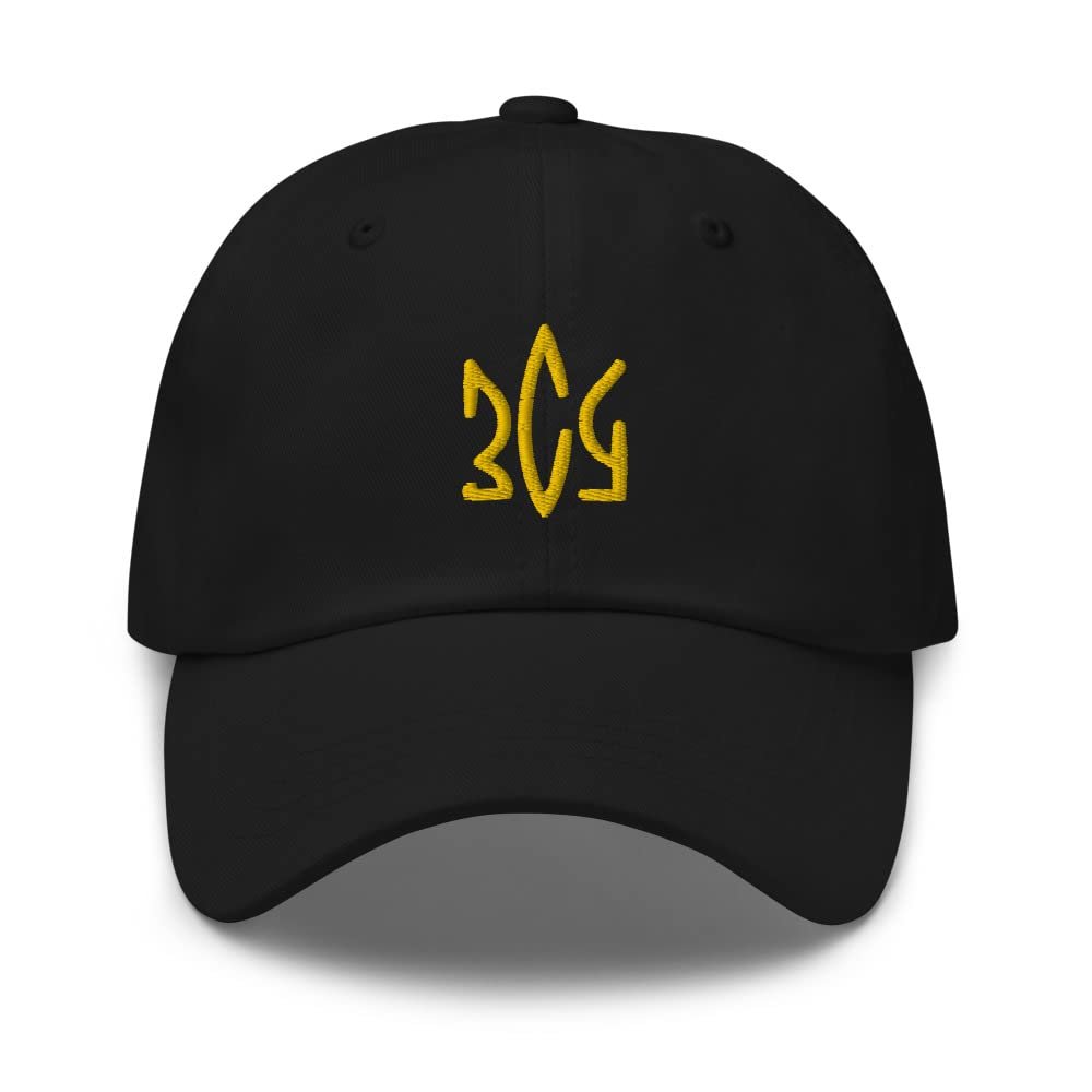 590 President Volodymyr Zelensky - Ukrainian ZSU Tryzub Trident Dad Hat Black