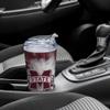 NCAA Rico Industries Mississippi State Bulldogs Metallic Tye Dye 24oz Acrylic Tumbler with Hinged Lid view 4