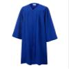 SAMDEEMI Unisex Adult Matte Graduation Gown Only, for High School, Bachelor, Choir Robes, Pulpit Robe, Pastor and Halloween, royal 48" Plus view 1