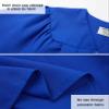 SAMDEEMI Unisex Adult Matte Graduation Gown Only, for High School, Bachelor, Choir Robes, Pulpit Robe, Pastor and Halloween, royal 48" Plus view 3