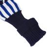 Andux 3Pcs/Set Knit Pom Pom Golf 460cc Driver Fairway Wood Club Head Covers Blue Stripe MT/MG77 view 4