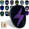 MOYACA Kids LED Mask Light up with Gesture Sensing, Cool Toys Mask for Halloween Costume Christmas Cosplay, Transforms LED Lights, Ideal Gifts for Children Students Birthday Parties Masquerades view 1