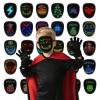 MOYACA Kids LED Mask Light up with Gesture Sensing, Cool Toys Mask for Halloween Costume Christmas Cosplay, Transforms LED Lights, Ideal Gifts for Children Students Birthday Parties Masquerades view 2