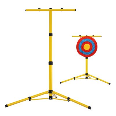 KQSNBG Backyard Archery Target Stand, Mobile Folded Archery Stand for Practice Beginners