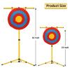 KQSNBG Backyard Archery Target Stand, Mobile Folded Archery Stand for Practice Beginners view 2