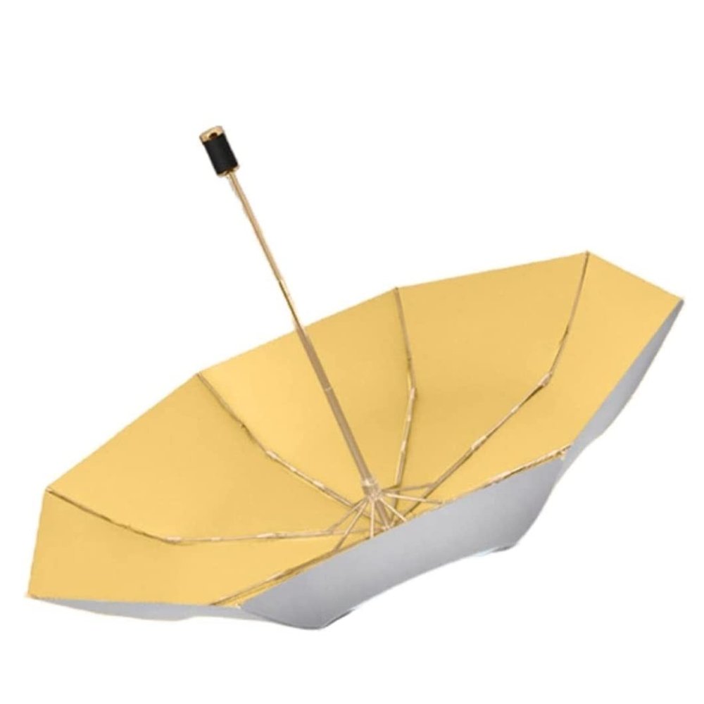 ZAEGO Umbrellas for Rain Manual Tri-Fold Umbrella Double Layer Folding Umbrella Windproof Uv Umbrella Rain Sun Parasol Umbrellas for Rain Windproof (Color : E)