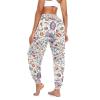 Aflyko Women Dance Pants Turkish Mandala Boho Trousers Yoga Sweatpants High-Waisted Workout Pants XL view 2