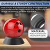 TonGass 3-Pack Bowling Ball Display Stands Compatible with All Bowling Balls, Plastic Bowlings Ball Cup, Basketball Holder Ring, Softballs Base Rack for Displaying, Cleaning, Sanding, Storing - Black view 4
