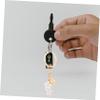Didiseaon 2pcs Flower Keychain Bag Charm Pendant Keyring for Women Compact Keychain Hanging Decor for Backpack and Handbag Premium Flower Charms for Access view 3
