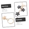 Didiseaon 2pcs Flower Keychain Bag Charm Pendant Keyring for Women Compact Keychain Hanging Decor for Backpack and Handbag Premium Flower Charms for Access view 4