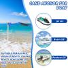 Sand Anchor for Boat 36",Chromium-Plated Steel Beach Anchor Boat Sand Anchor with Bungee Dock Line to Hold Watercraft Secure, Jet Skis,Kayak,PWC ect.Apply to the Sandbar Anchor or Shallow Water Anchor view 4