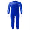 Oyolan Kids Girls Rhinestones Long Sleeves Full Body Jumpsuit Romper Leotard Unitard for Ballet Dance Gymnastics Royal Blue 6 Years view 3