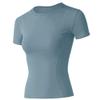 Loovoo Athletic Shirts Women Short Sleeve Running T-Shirt with Thumbholes Stretch Breathable Base Layer Top view 1