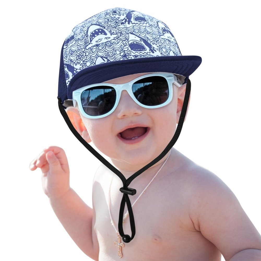 Kids Baseball Hat Visor, Toddler Boy Girl Sun Protection Hat Cotton Hats,Sun Hat for Baby Little Girls Boys Children (6-24 Months)