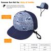 Kids Baseball Hat Visor, Toddler Boy Girl Sun Protection Hat Cotton Hats,Sun Hat for Baby Little Girls Boys Children (6-24 Months) view 2