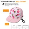 Kids Baseball Hat Visor, Toddler Boy Girl Sun Protection Hat Cotton Hats,Sun Hat for Baby Little Girls Boys Children (6-24 Months) view 2