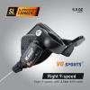 VG SPORTS MTB Bike Shifter Levers, 9 Speed Right Lever Shifter with Gear Indicator view 2