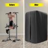 Kingling Pull Up Bar Station Covers, Pull Up Bar Stand Cover for Power Tower Home Strength Training Dip Stands Waterproof & Dustproof Protective Cover - 42''L x40''W x64''H view 2