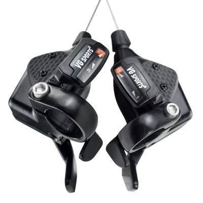 VG SPORTS MTB Bike Shifter Levers, 3x10 30Speed Left Right Lever Shifter Kits with Gear Indicator