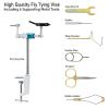 Dr.Fish Fly Tying Kit with 1 Medium Fly Fishing Box, Holds 216 Flies, 6.1 * 4.2 * 1.4" view 2