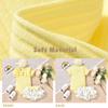 Aalizzwell 0-3 Months Infant Baby Girls Summer Clothes Ribbed Short Sleeve Ruffle Bloomer Shorts Spring Outfit Yellow view 3