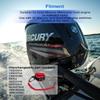 2 Pack 8M0092850 Boat Kill Switch Lanyard - Boat Engine Emergency Stop Switch, Safety Lanyard Cord Tether for Mercury Mercruiser Outboard Motor Replacement 15920T54, 15920A54, 15920Q54, Red, 36 Inch view 4