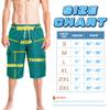 Srnede Mens Swimming Trunks Swim Trunks Quick Dry 11 Inch Swim Shorts with Mesh Lining Funny Swimwear Bathing Suits Dark Green view 3