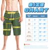 Srnede Mens Swimming Trunks Swim Trunks Quick Dry 11 Inch Swim Shorts with Mesh Lining Funny Swimwear Bathing Suits Army Green view 3