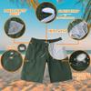 Srnede Mens Swimming Trunks Swim Trunks Quick Dry 11 Inch Swim Shorts with Mesh Lining Funny Swimwear Bathing Suits Army Green view 4