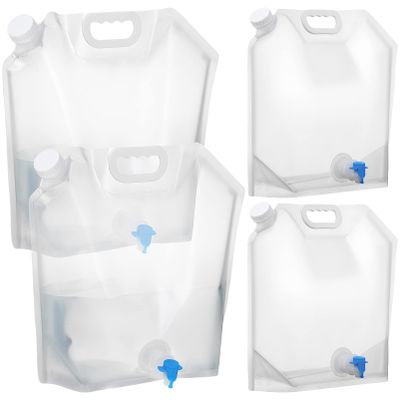 BESPORTBLE 4 Pcs Collapsible Water Tanks Large Water Containers for Camping Sports Hiking with Jug Spout Handle