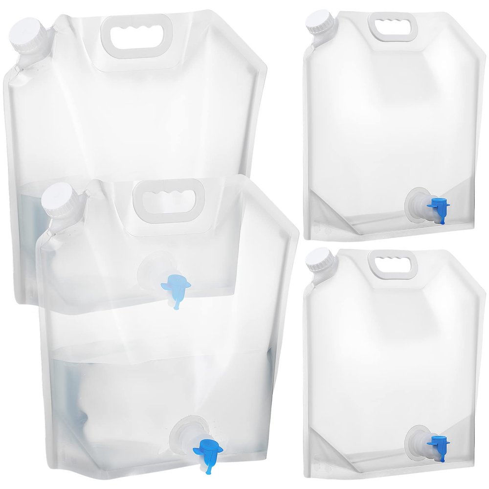 BESPORTBLE 4 Pcs Collapsible Water Tanks Large Water Containers for Camping Sports Hiking with Jug Spout Handle