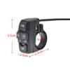 Headlight and Tail Light Sets, 24V to 48V Front Rear Warning Lights Kit, E-Bike Headlight Turn Signal Rear Light with Switch for Electric Bike Scooter 24-48V view 3